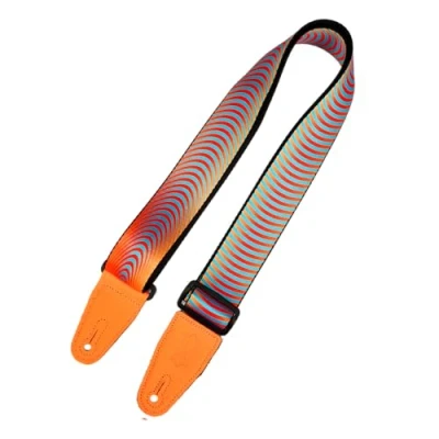 Abbildung von Levy&#039;s Leathers Illusion Series Gitarrengurt aus Polyester Breite 5 cm Sonic Boom Design (MP2OI 003)