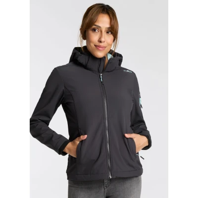 Abbildung von CMP Softshelljacke WOMAN JACKET ZIP HOOD (1 St)