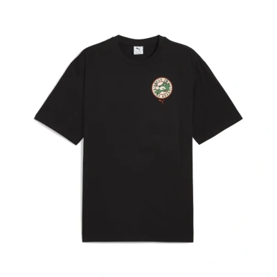 Abbildung von Puma Graphics Super Relaxed Tshirt print, Herren, Größe: Medium, Black