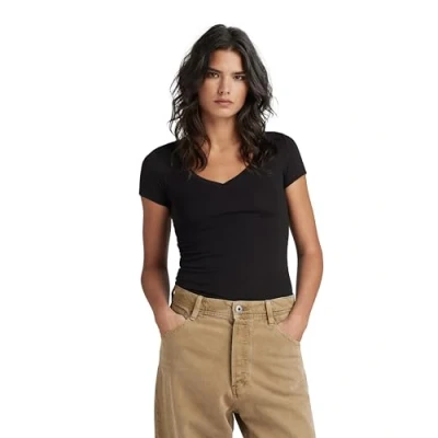 Abbildung von G Star BASE Tshirt basic, Damen, Größe: XS, Black