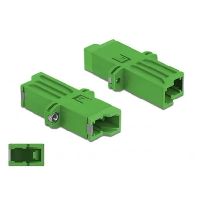 Abbildung von Delock LWL Kupplung E2000 Simplex Buchse zu Singlemode grün