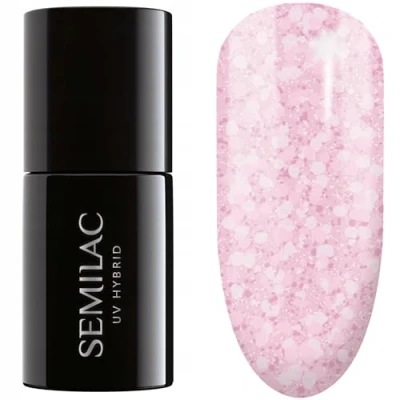 Abbildung von Semilac UV Nagellack Hybrid 491 Strawberry Ice 7 ml