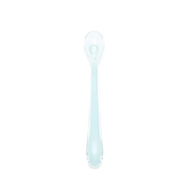 Abbildung von Babymoov Silikonlöffel für Babys, extrasanft und ideal zum Start in die Beikost, blau