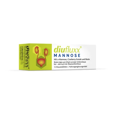 Abbildung von Diufluxx Mannose Brausetabletten 12 St