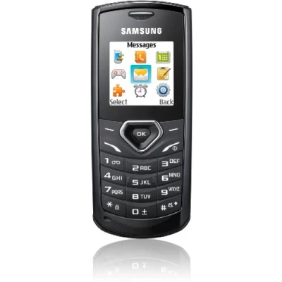 Abbildung von Samsung E1170 Handy (3,9 cm (1,52 Zoll) Display, 65.536 Farben, uTrack) deep black