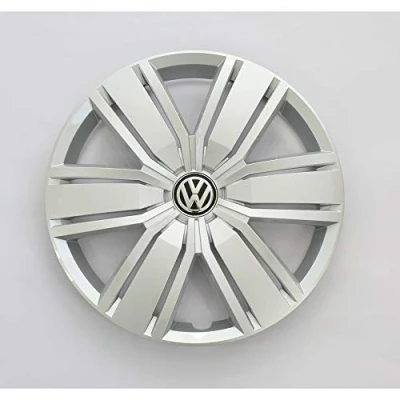 Abbildung von Volkswagen 2N06011471ZX Radzierkappe (1 Stück) Radabdeckung 16 Zoll Stahlfelge Radkappe, feinsilber