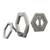 Abbildung von Fingerhalter Handy UAG Magnetic Ring Stand Titanium Silber Metall