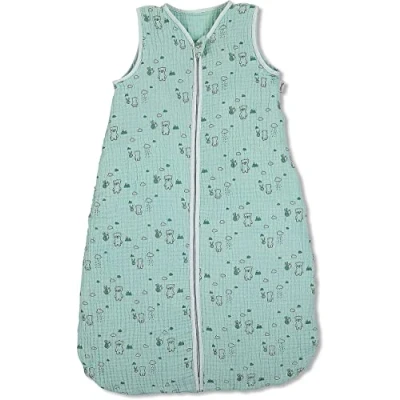 Abbildung von Sterntaler Musselin Schlafsack, Bär Ben, Reißverschluss, Größe: 110 cm