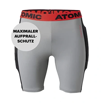 Abbildung von Atomic Damen/Herren Ski Protektor Live Shield Short, Größe XS, grau/schwarz, AN5205026XS
