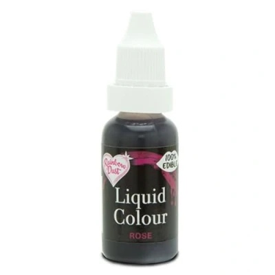 Abbildung von Rainbow Dust Airbrush Farbe rose 16ml, Lebensmittelfarbe flüssig