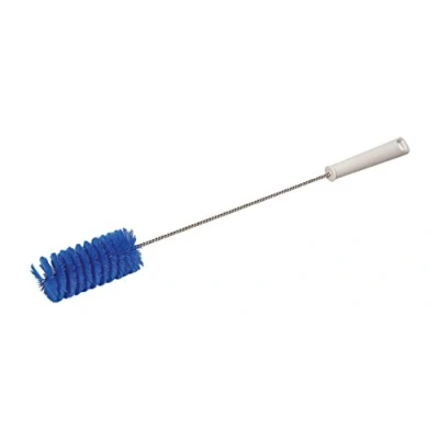 Abbildung von neoLab 2 7604 Flaschenbürste, PP, 110 x 50 mm Durchmesser, weiche Borsten, Blau