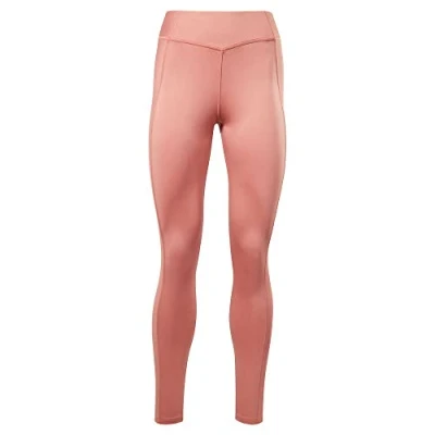Abbildung von Reebok Damen High Rise Rib Yoga Hose, Tonfarben (Baked Clay), L