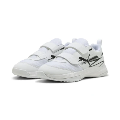 Abbildung von Puma Varion II Unisex Handballschuh für Kinder, Größe: 29, White/black Schuhe