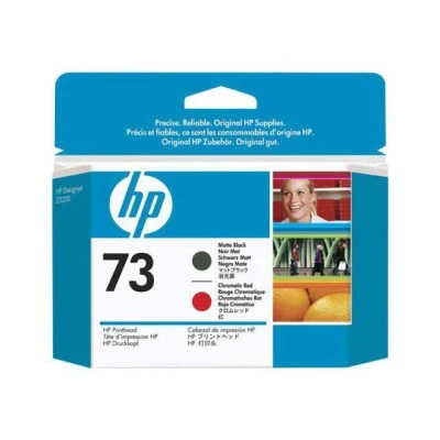 Abbildung von HP 73 (CD949A) Mattschwarz + Rot Druckerpatrone