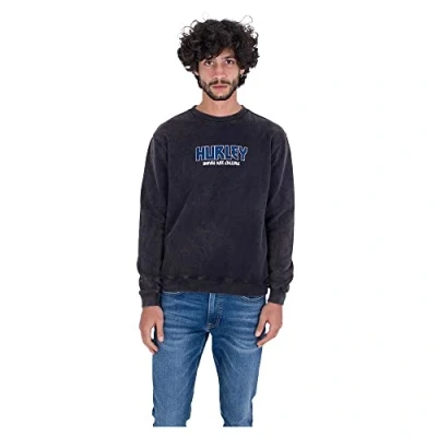 Abbildung von Hurley Herren M Oceancare Tour Fleece Crew Pullover Sweater, Schwarz, S