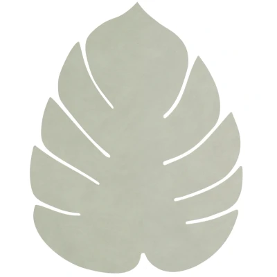 Abbildung von LIND DNA NUPO Tischset Monstera Leaf L olive green 42 x 35
