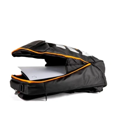 Abbildung von Konix Naruto Shippuden Aufbewahrungs und Transportrucksack für 17&quot; PC PS5 Volumen 27 l 30 x 18 47 cm Motiv Naruto, Kakashi Sasuke