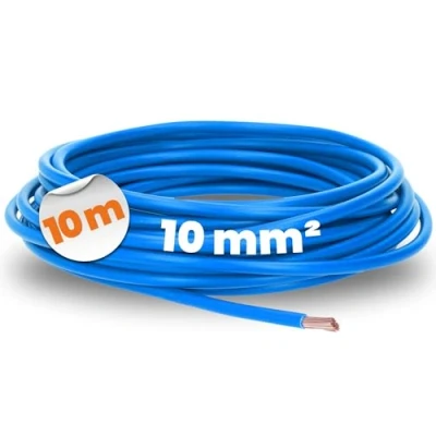 Abbildung von 10 Meter Lapp 4520025 H07V K mm² blau I Verdrahtungsleitung Aderleitung PVC Einzelader Litze 10mm2 Verdrahtung