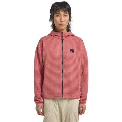 Abbildung von Jack Wolfskin Mogari Hooded Fleecejacke, Damen, Größe: Large, Mineral red
