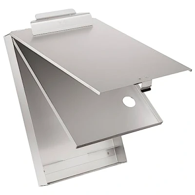 Abbildung von Läufer 21017 Formularhalter mit Box, Aluminium, Abteiltrenner