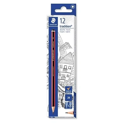 Abbildung von STAEDTLER 110 Tradition Bleistift Zedernholz 2B 12 Stück