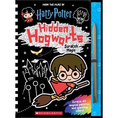 Abbildung von Harry Potter Hidden Hogwarts: Scratch Magic. off magical patterns and sparkling colors!