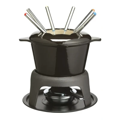 Abbildung von MasterClass Fondueset Gusseisen Schwarz