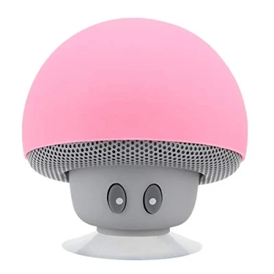 Abbildung von VBESTLIFE Mushroom Lautsprecher, Portable Wireless Bluetooth Pilzform Lautsprecher Subwoofer mit Saugnapf, Eingebautes Mikrofon,