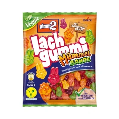 Abbildung von nimm2 Lachgummi Mümmelbande (1 x 200g) / Fruchtgummi mit Fruchtsaft &amp; Vitaminen