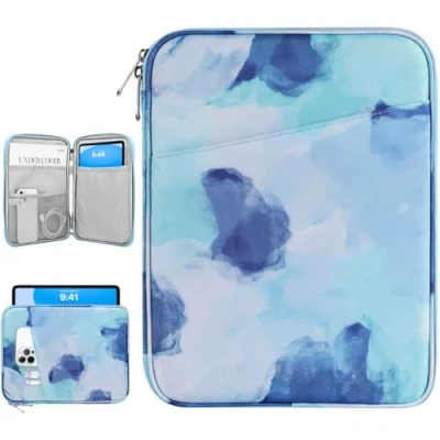 Abbildung von Dadanism 9 11 Zoll Tablet Sleeve Tasche Kompatibel mit iPad 10,2 2021 2019, Pro M4 2024 2018, Air 5/4 10,9, 11&quot; 2024, 10. Gen Galaxy Tab A9+/A8/S9 FE, Graffiti Blau