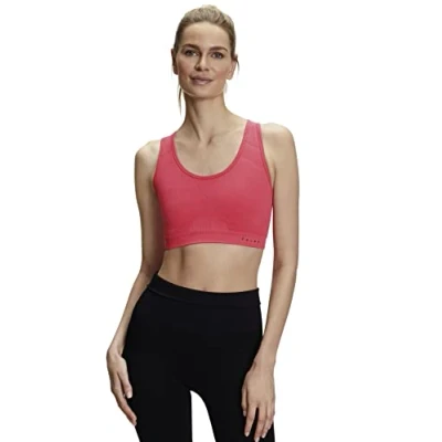 Abbildung von FALKE Damen Sport BH Madison Low Support With Pads W SB Funktionsgarn für niedrigen Aktivitätslevel 1 Stück, Gelb (Babouche 1255), S