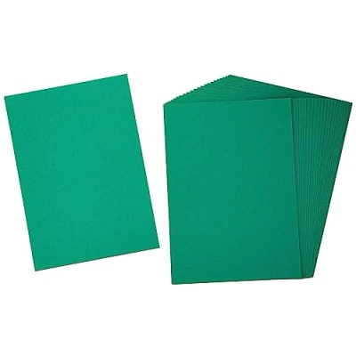 Abbildung von Clairefontaine 97479C Fotokarton Pack, 25 Bögen Premium, Din A4, 21 x 29.7 cm, 300 g, antikgrün