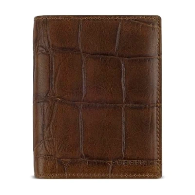Abbildung von bugatti Upright Wallet with Flap Cognac
