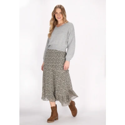 Abbildung von Pullover SCHMUDDELWEDDA XS/S / Grau Melange 50% Acrylic 32% Polyesteramide 18% Polyester