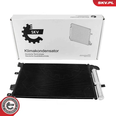 Abbildung von ESEN SKV 86SKV306 Klimakondensator mit Trockner Aluminium 603mm JAGUAR: XF Limousine, S Type