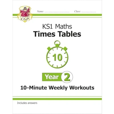 Abbildung von KS1 Year 2 Maths Times Tables 10 Minute Weekly Workouts (CGP Maths)