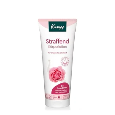 Abbildung von Kneipp Straffend Körperlotion Bodylotion mit hochwertigem Extrakt aus Bio Rosenblüten Tiefenwirksam Pflanzen Pflegeölen Zieht schnell ein speziell für die anspruchsvolle Haut 200ml