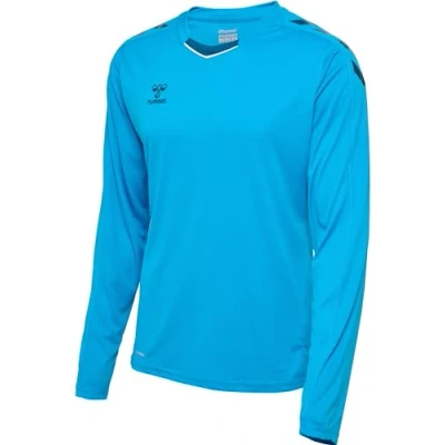 Abbildung von Hummel CORE XK POLY Langarmshirt, Herren, Größe: Medium, Blue danube