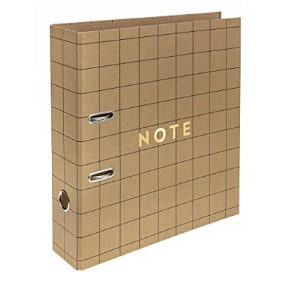 Abbildung von Interdruk Lever Arch File A4 75 mm Natural Brown Kraft Geo
