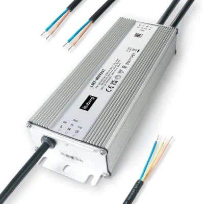 Abbildung von illuburg LED Trafo 24V 400W Wasserdicht IP67 Flackerfrei für Strip Lampe Netzteil Treiber Power Supply