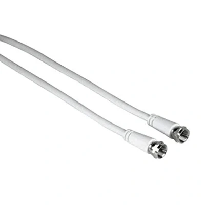 Abbildung von Hama 1,5m Sat Kabel 75dB Antennen F Stecker Video Kabel, Stecker, Kein (150 cm), geeignet für Full HD TV 4K UHD HD+ HDR DVB S2, 75 db doppelt geschirmt