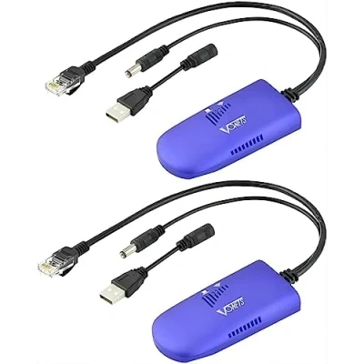 Abbildung von VONETS 2,4GHz WLAN Bridge/Signal Repeater/WiFi Hotspot Extender/Wireless Ethernet Bridge/RJ45 zu WiFi Convert für DVR, Überwachung, IP Drucker, Netzwerkgerät VAP11G 300 (Two Items)