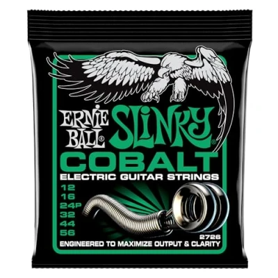 Abbildung von Ernie Ball Not Even Slinky Cobalt E Gitarrensaiten, Stärke 1256