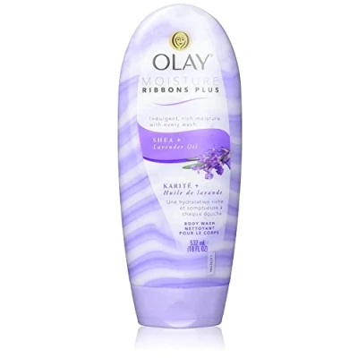 Abbildung von Olay 2 in 1 Essential Oils Ribbons Feuchtigkeitsspendendes Duschgel Luscious Orchid 45 g von