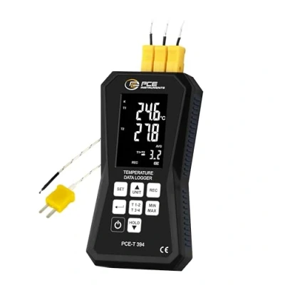 Abbildung von 4 Kanal Thermometer mit Datenlogger PCE T 394