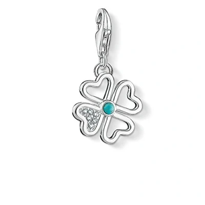 Abbildung von Thomas Sabo Charm Anhänger Kleeblatt Club 925 Sterling Silber 1448 405 14