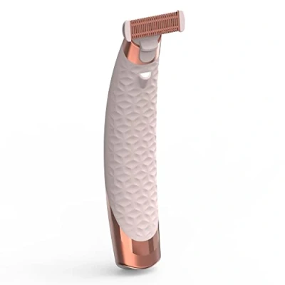 Abbildung von Flawless Nu Razor elektrischer Damenrasierer mit hypoallergen 18 karätigen vergoldeten Scherköpfen wiederaufladbar