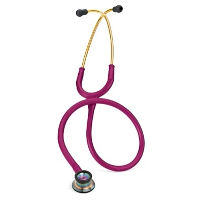 Abbildung von 3M Littmann Classic II Säuglingsstethoskop, 2157, himbeerrot, 71 cm Schlauchlänge, Membrandurchmesser: 30 mm, Trichterdurchmesser: 19 Regenbogen Edition, 1 Stück
