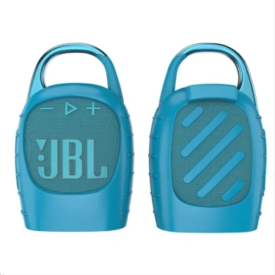 Abbildung von GIOPUEY Hülle Kompatibel mit JBL Clip 5, Silikon Stoßfeste Schutzhülle, Ultradünn Case Cover, Kein Geruch, Blue