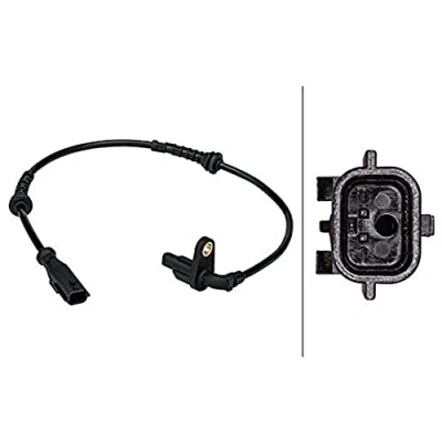 Abbildung von HELLA 6PU 012 679 331 ABS Sensor Hinterachse aktiver 2 450 DACIA: Sandero I, Logan I MCV, Pickup
